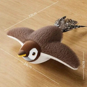 Interactive Electric Fluttering Bird Toy, Smart Pet Supplies