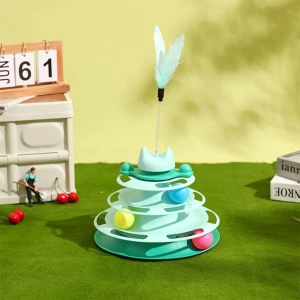 Interactive Tower Cat Toy, Smart Pet Supplies