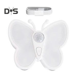 LED Butterfly Night Light with Adjustable Brightness, SMOO