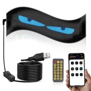 Programmable Ultra-Thin Flexible LED Screen for Car, Ren Bag