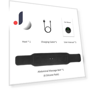 Smart EMS Abdominal Muscle Stimulator Belt — Muscle Stimulators, Binchi Keji Travel