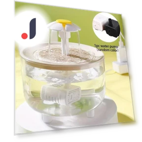 Transparent Pet Drinking Fountain — Fountains, Pet daily necessities