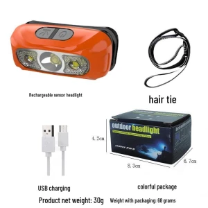 LED Headlamp with Induction Control and USB Charging, the BAY