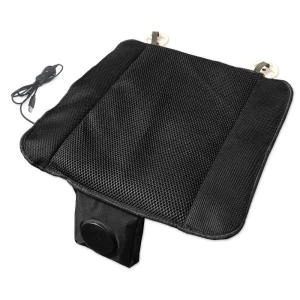 Nylon Cooling Car Seat Cushion with USB Fan, SAMURAI STYLE