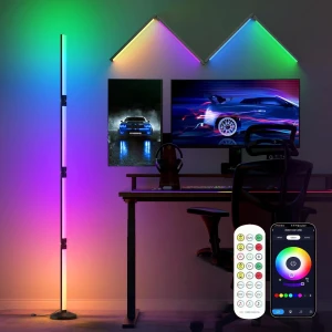 Smart LED Corner Floor Lamp, Build My Home