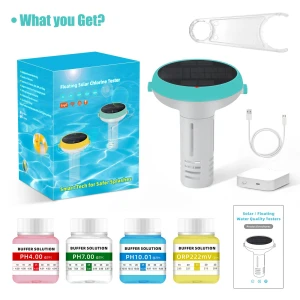 Smart Pool Monitor with Solar Charging, yieryi