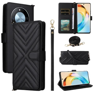 Wallet Case with Shoulder/Wrist Strap, Samrtwatch Bands Straps