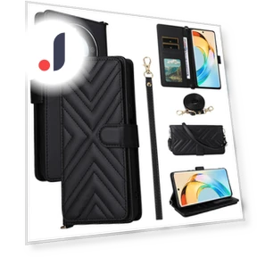 Wallet Case with Shoulder/Wrist Strap — Basic Cases, Samrtwatch Bands Straps