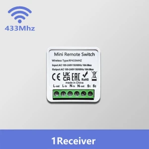 Wireless Relay Switch Receiver, SaiMili Light