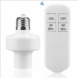 Wireless Remote Control Light Bulb Socket Smart Switch, SaiMili Light