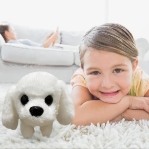 Realistic Robot Puppy, Colorful wall