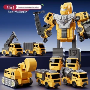 Transformable Engineering Car-Robot Toy, Super Go