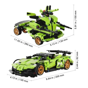 2-in-1 RC Car/Robot Building Blocks, SucceBuy