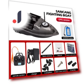 Automatic Return Fishing Finder — Remote Controls, Memory Q