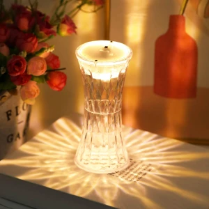 Crystal Table Lamp, Fash