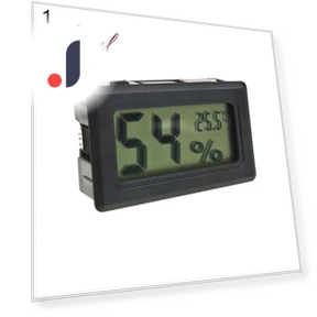 Mini Digital LCD Indoor Temperature and Humidity Meter — Home Climate Control, Hercules