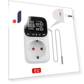 Smart Temperature Regulator with Digital Display — Home Climate Control, Meiteai-All