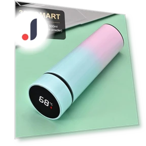 Smart Thermos with Temperature Display — Travel Drinkware, JMN E-commerce