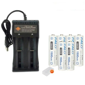 Smart USB Charger for 3.7V 18650 Lithium-ion Batteries, PALO