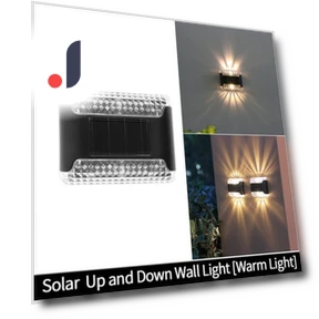 Solar LED Wall Light — Outdoor Post Lighting, Keep Health Care
