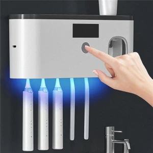 Toothbrush Holder with UV Disinfection, Five-star praise