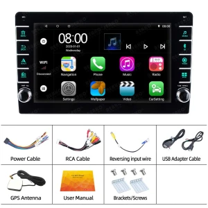 8-inch Wireless CarPlay Android Auto Car Multimedia Player — Car Infotainment System, Reakosound