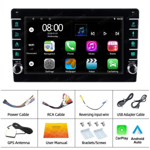 8-inch Wireless CarPlay Android Auto Car Multimedia Player — Car Infotainment System, Reakosound