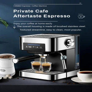 Automatic Espresso Machine with Touch Screen — Coffee Maker, TOP-MALL-001