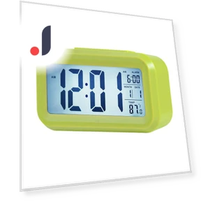 Digital Alarm Clock with Snooze, Date, and Temperature Display — Alarms & Clocks, Tooarts