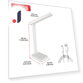 Dual Head Multifunctional Foldable LED Desk Lamp — Study & Desk Lighting, Pawell