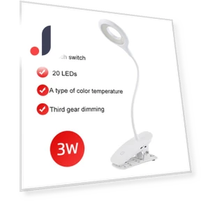 Fashionable LED Desk Lamp with Clip — Study & Desk Lighting, Lighting Life Hub