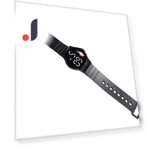 LED Display Touch Screen Electronic Watch — Men's Timepieces, Glaring watch