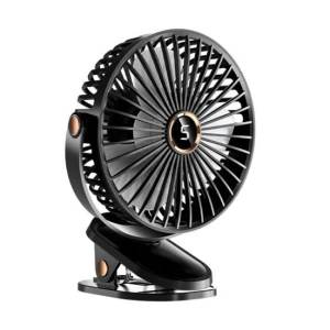 Mini Clip-on Fan with Digital Display, HOMEKA