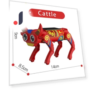 Quadruped Bionic Smart Robot Toy — Solar Power, Fangokv