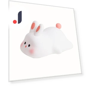 Rabbit Night Light with Timer — Lamps & Shades, Actually lighting