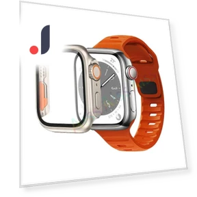 Silicone Band with Protective Case — Smartwatch Accessories, Huaqiang Technology