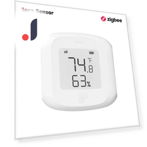 Smart Wi-Fi/Zigbee Temperature and Humidity Sensor — Home Climate Control, School Supplies Office Supplies