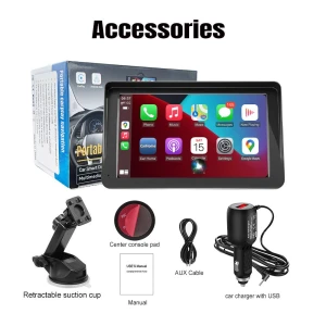 Universal CarPlay Android Auto Multimedia Video Player — Car Infotainment System, weekjooy