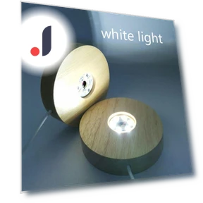 Wooden Smart Home USB LED Lamp Rotating Stand — Standing Lights, Faylisvow