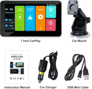 7-inch Wireless CarPlay Android Auto Multimedia Video Player — Car Infotainment System, JOHO