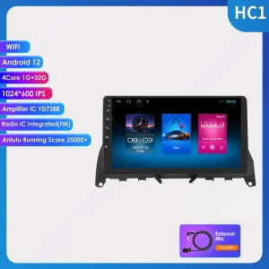 AI Voice 2 Din Android Auto Radio — Car Infotainment System, Hizpo