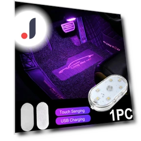 Car Atmosphere USB Charger Touch Light — Car Essentials, HOME-Auto-001
