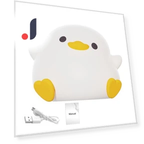 Cartoon Duck Night Light with Touch Sensor — Lamps & Shades, Home Kits
