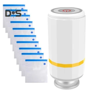 Mini Vacuum Sealer with Reusable Bags, Enjoy Smart Home