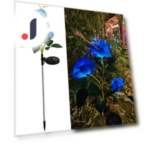 Outdoor Solar Light with 3 LEDs — Garden Illumination, Smart Mouse