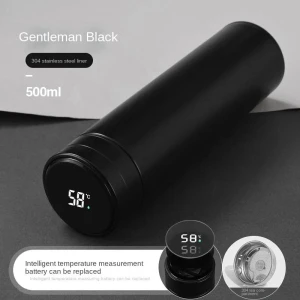 Smart Display Vacuum Mug — Smart Water Bottle, Cosy Homes