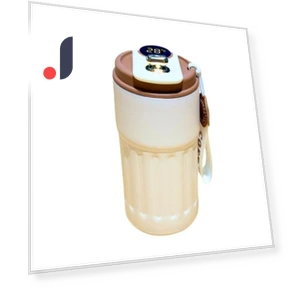 Smart Vacuum Coffee Mug with Temperature Display — Beverage Warmers, Kitchen artifact