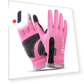 Winter Fleece Cycling Gloves with Touchscreen and Heating — Gloves & Mittens, UP shoes