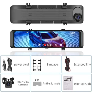 10.88-inch Mirror Dash Cam — Dash Cam, HOME-Auto-001