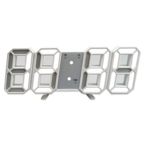 3D Mini LED Digital Wall Clock, Lighting Life Hub